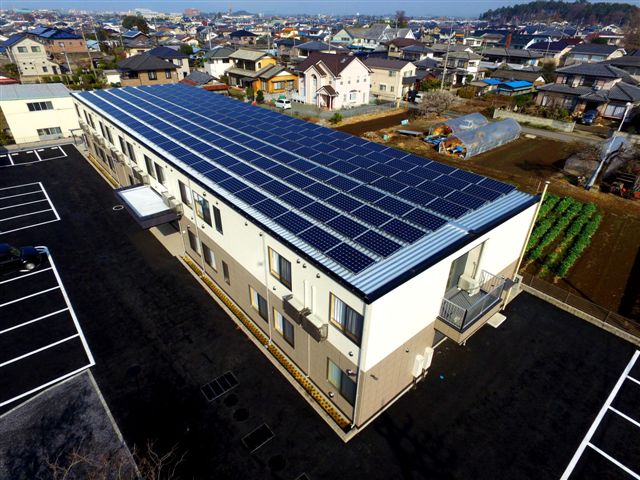 太陽光発電の施工例