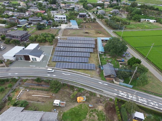 太陽光発電の施工例