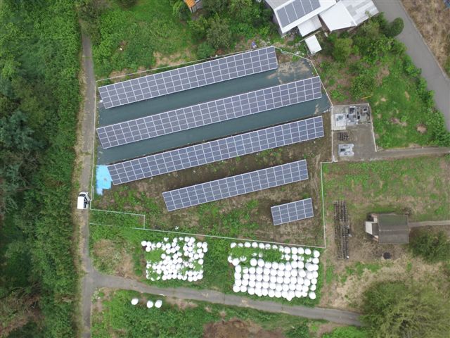 太陽光発電の施工例