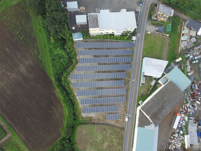 太陽光発電の施工例